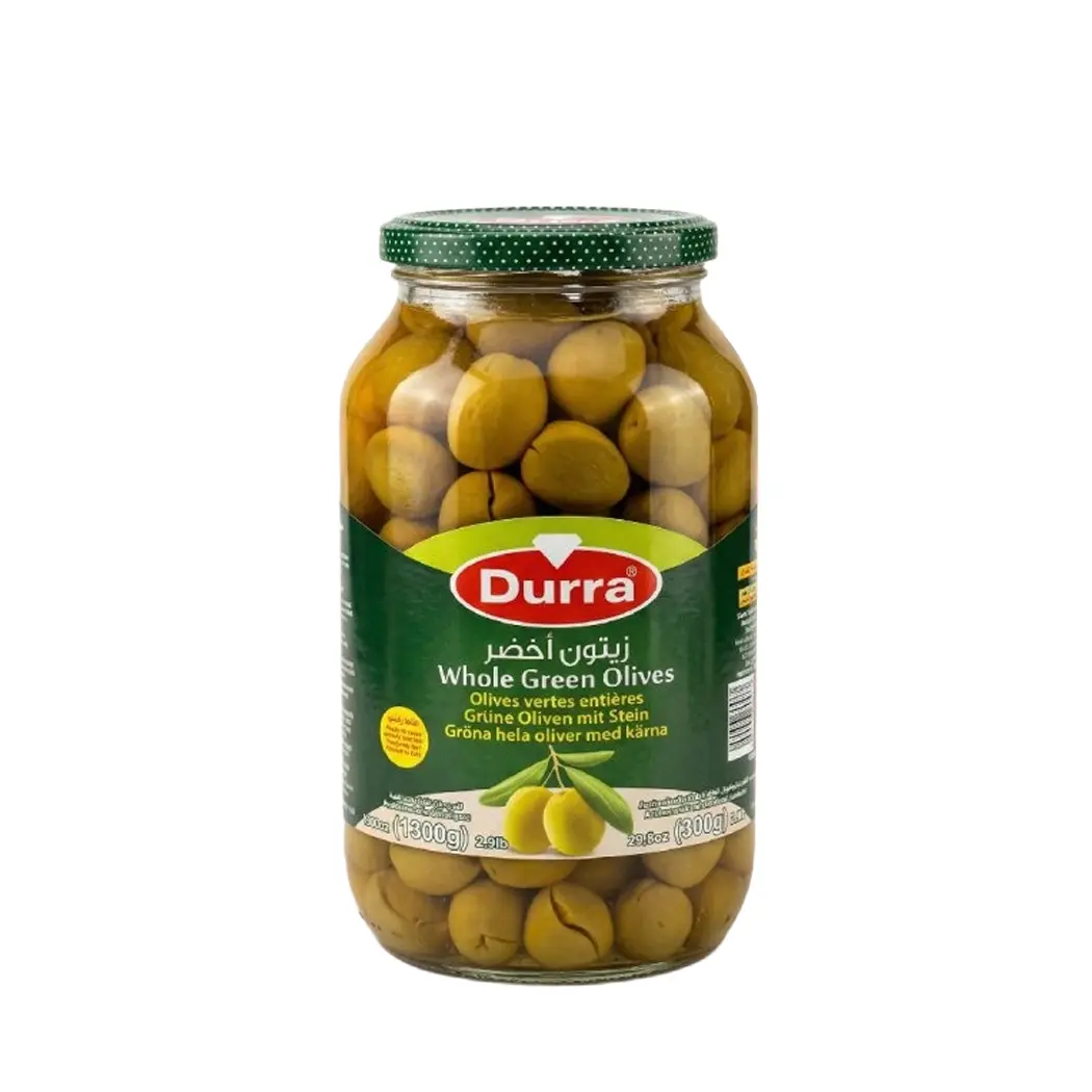 Durra Whole Green Olives