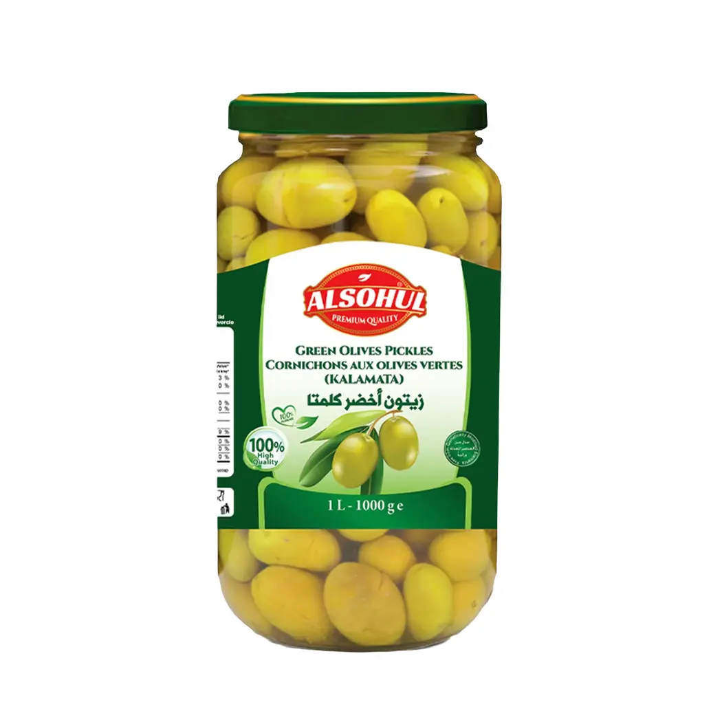 Alsohul Green Olive Pickles - Kalamata